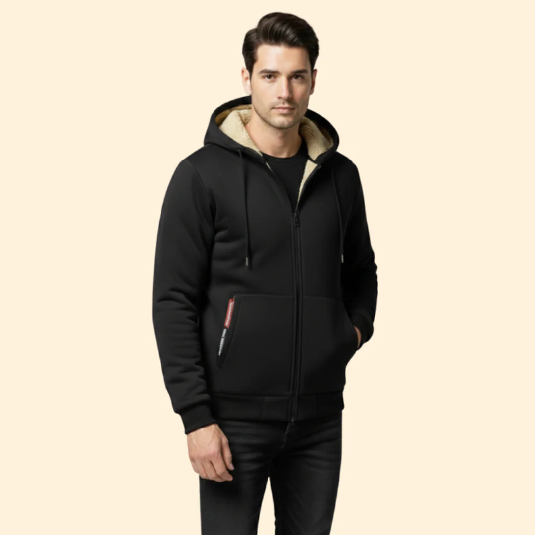 Men’s Zip Jacket with Adjustable Hood - Image 7