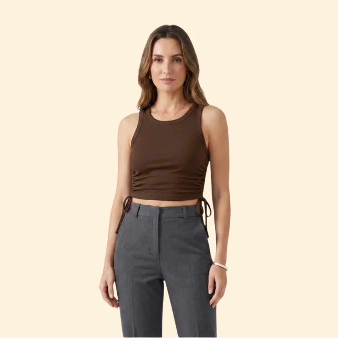 Women’s Crop Top with Crew Neckline - Image 7