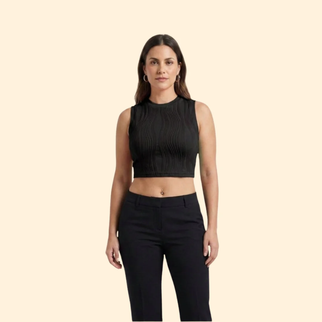 Women’s Crop Top with Sleeveless Silhouette - Image 7