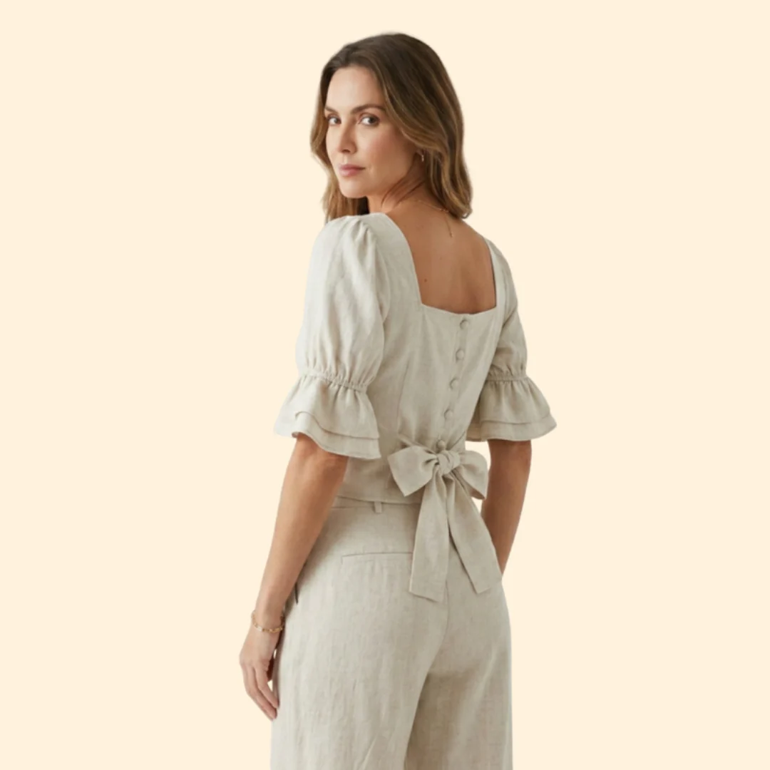 Women’s Crop Top with Square Neckline - Image 4