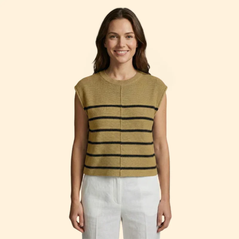 Women’s Knit Top with Crew Neckline - Image 11