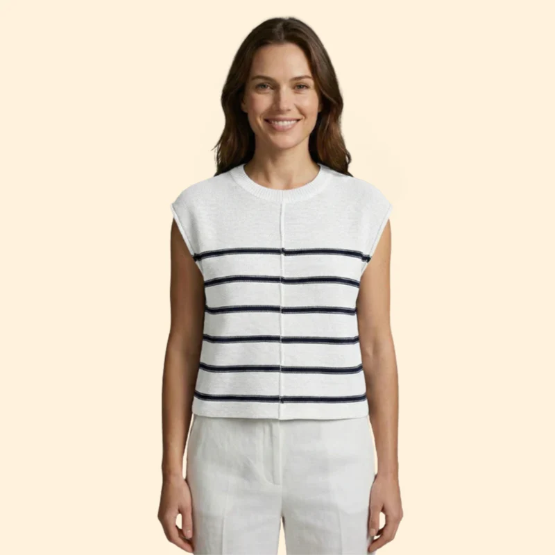 Women’s Knit Top with Crew Neckline - Image 12