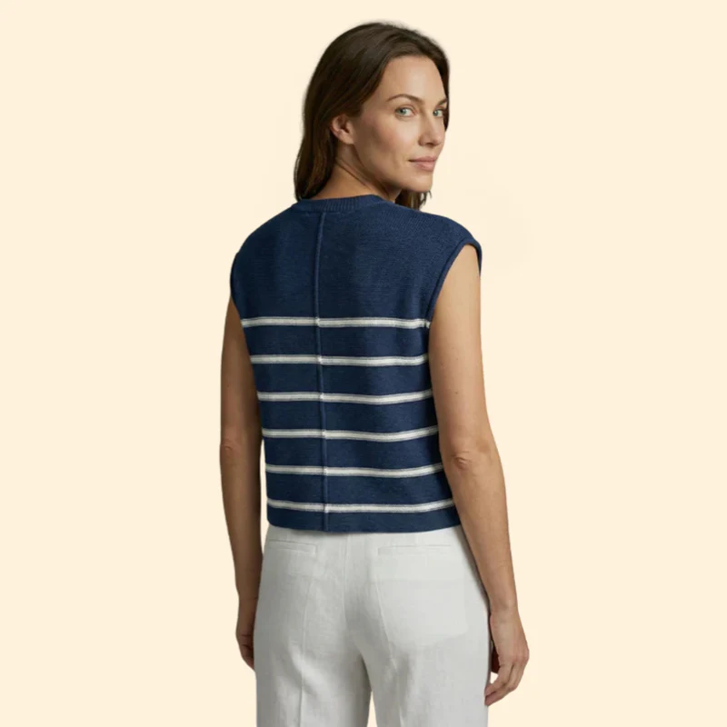 Women’s Knit Top with Crew Neckline - Image 4