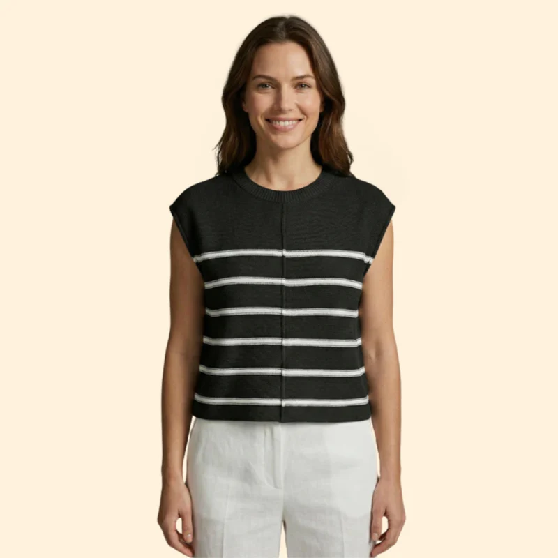 Women’s Knit Top with Crew Neckline - Image 8