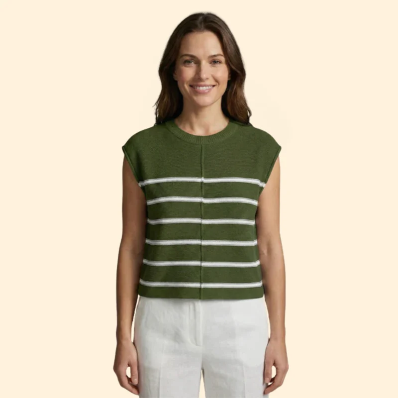 Women’s Knit Top with Crew Neckline - Image 9