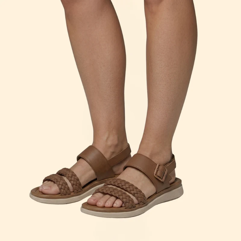Women’s Open Toe Sandals with Buckle Strap - Image 5