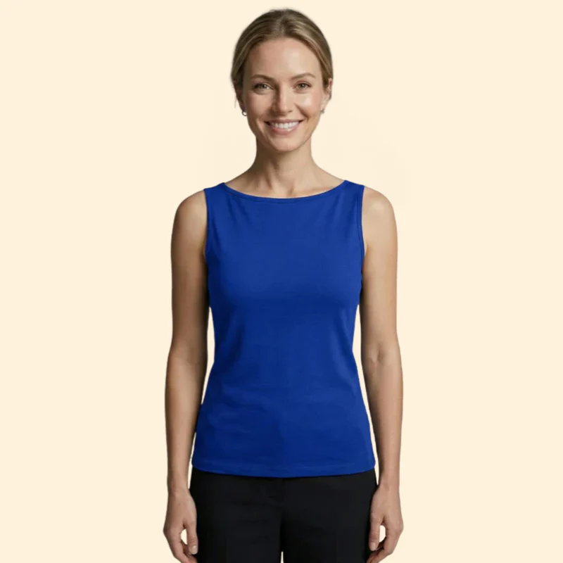 Women’s Tank Top with High Neckline - Image 8