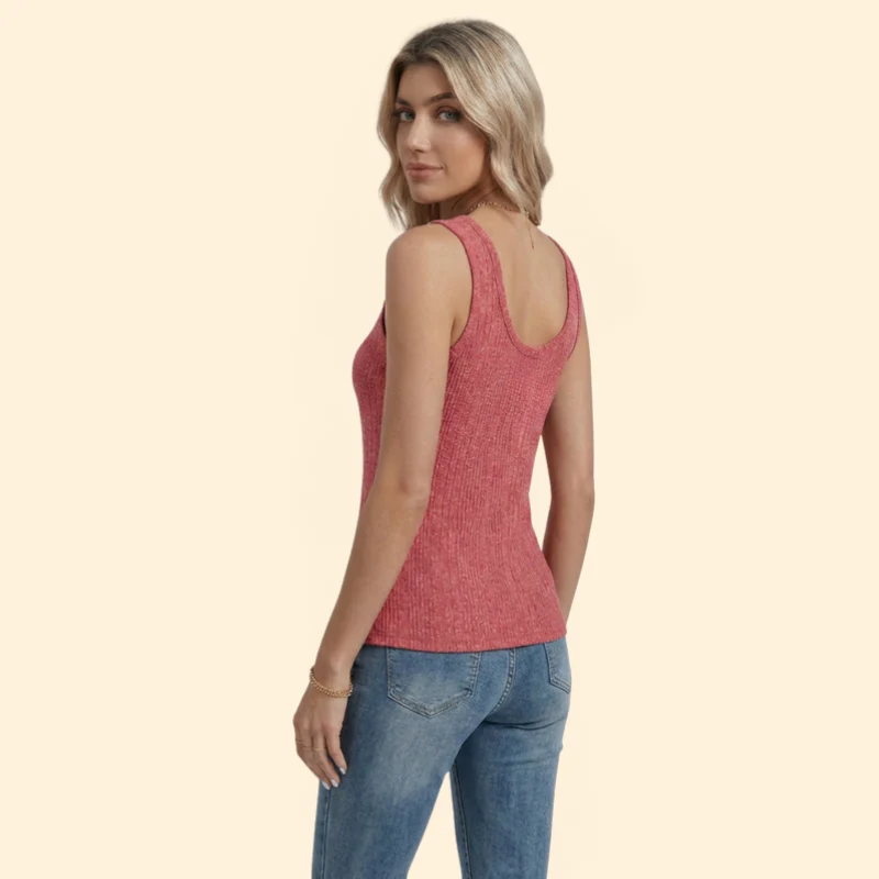 Women’s Tank Top with Scoop Neckline - Image 5