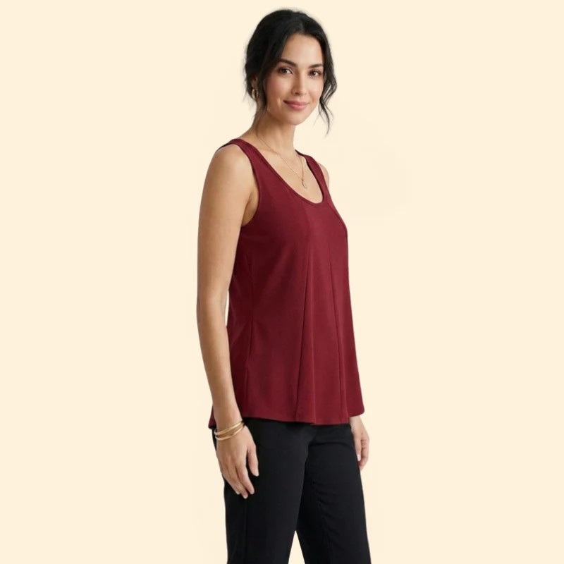 Women’s Tank Top with Scoop Neckline - Image 3