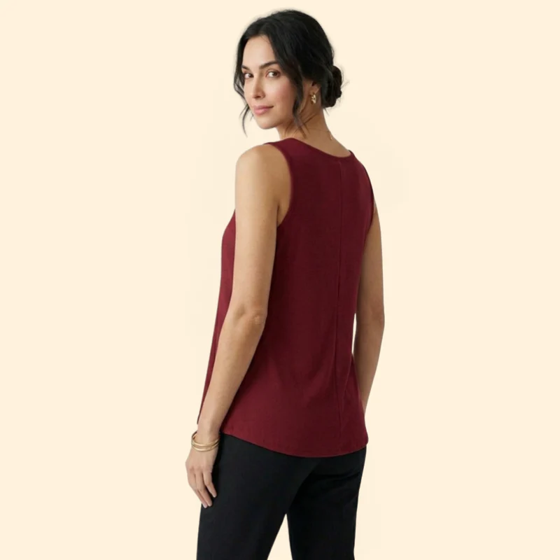 Women’s Tank Top with Scoop Neckline - Image 4