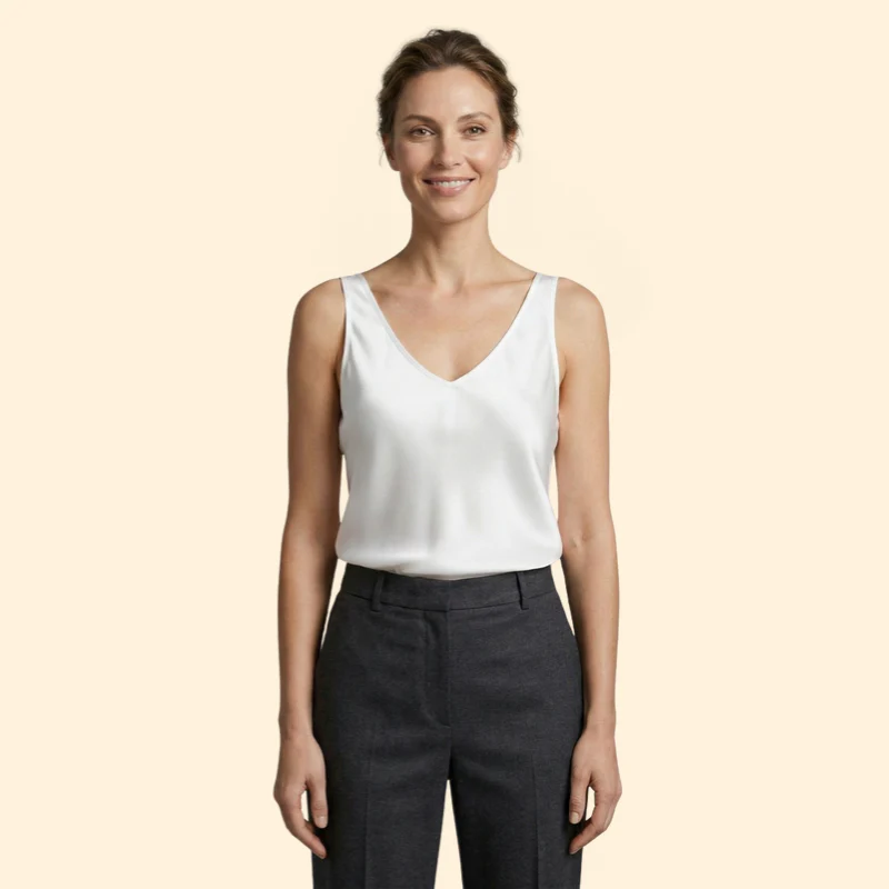 Women’s Tank Top with V-Neckline - Image 10