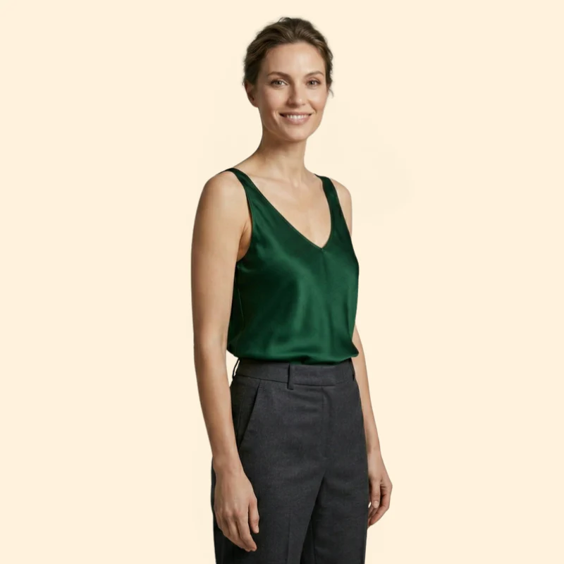 Women’s Tank Top with V-Neckline - Image 3