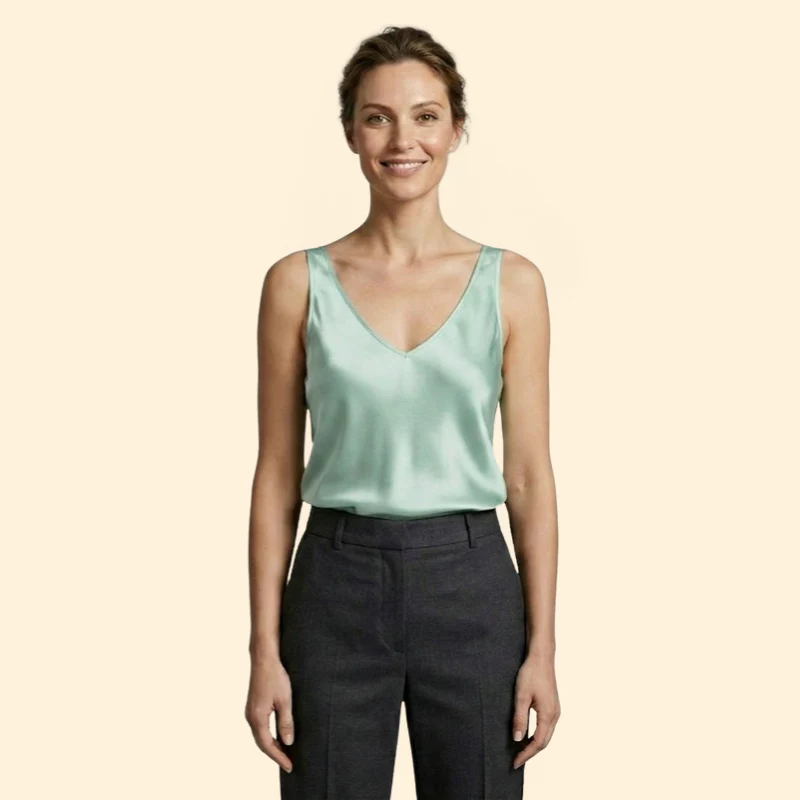Women’s Tank Top with V-Neckline - Image 9