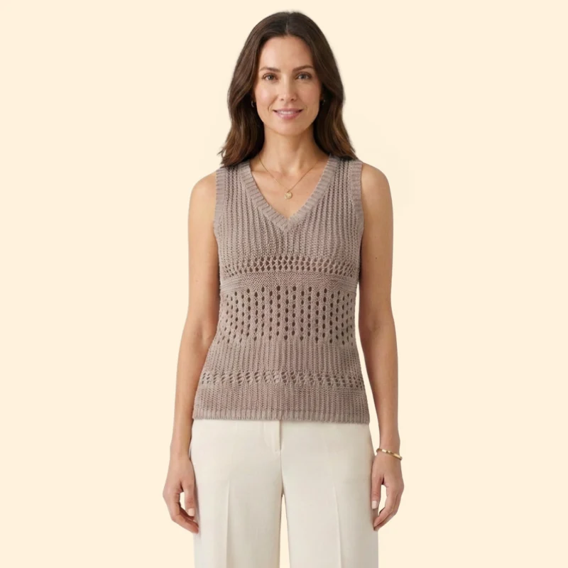 Women’s Tank Top with V-Neckline - Image 10
