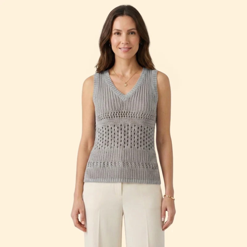 Women’s Tank Top with V-Neckline - Image 11
