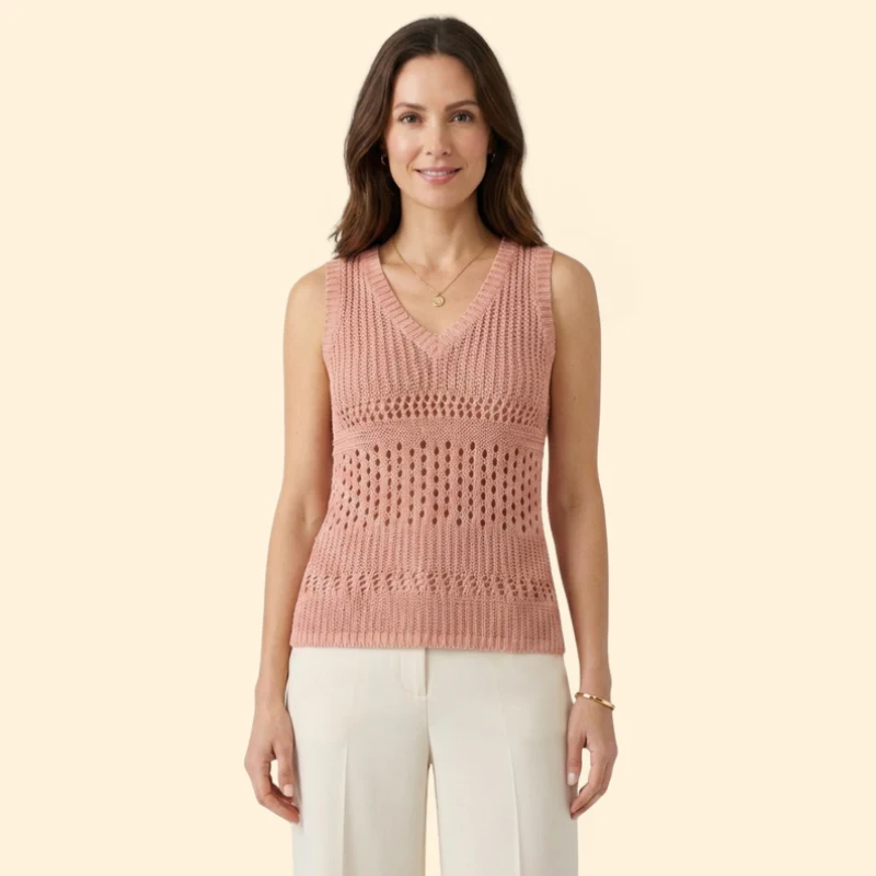 Women’s Tank Top with V-Neckline - Image 2