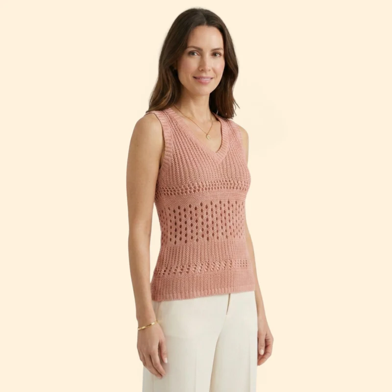 Women’s Tank Top with V-Neckline - Image 3