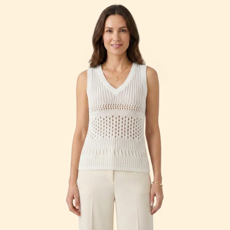 Women’s Tank Top with V-Neckline - Image 8