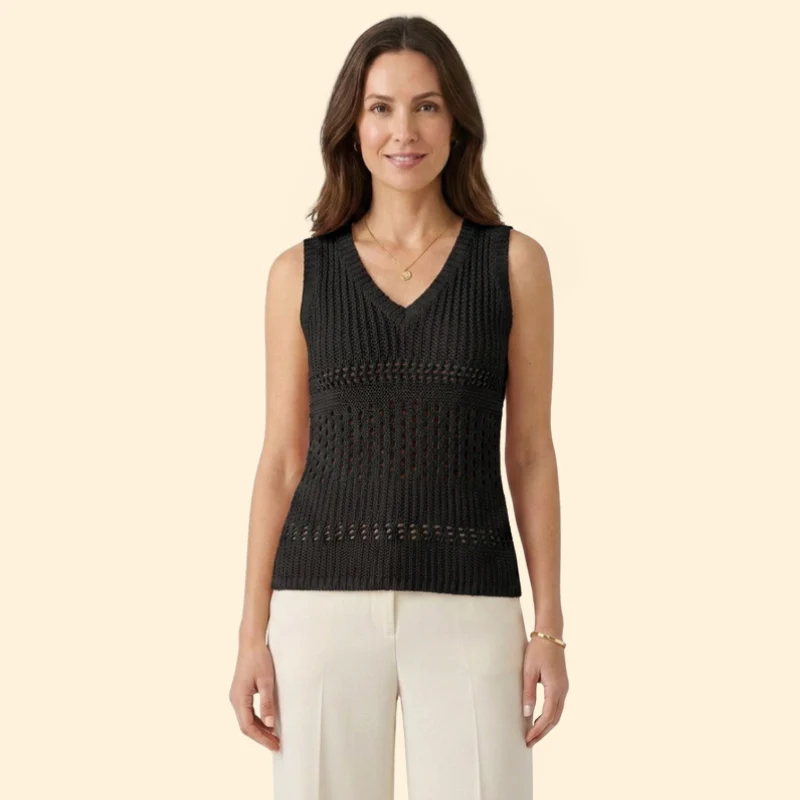 Women’s Tank Top with V-Neckline - Image 9
