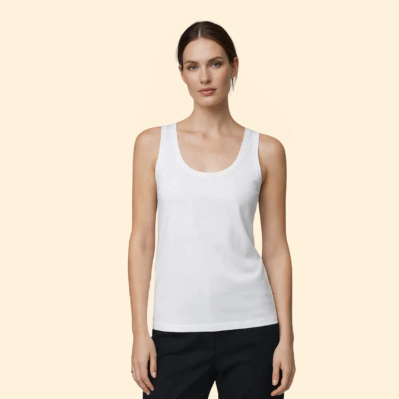 Women’s Tank Top with Wide Straps - Image 2