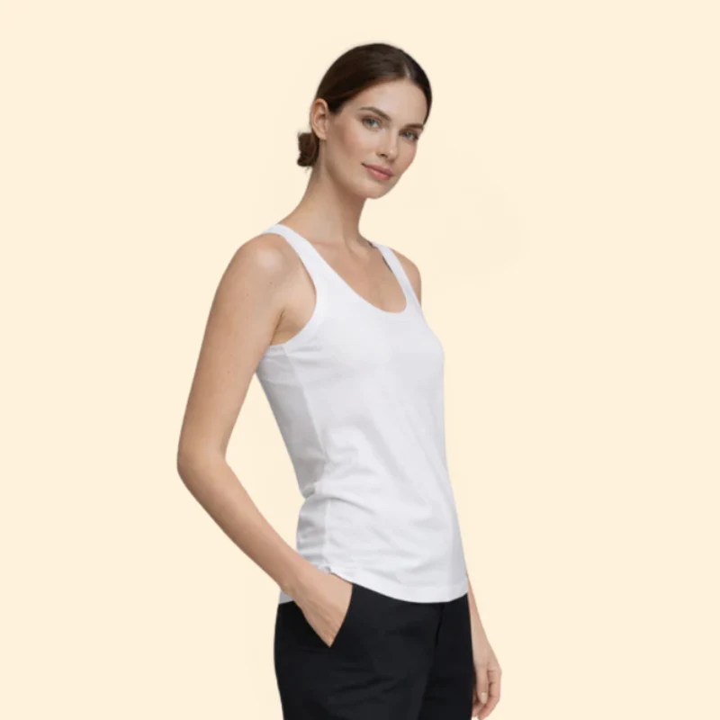Women’s Tank Top with Wide Straps - Image 3