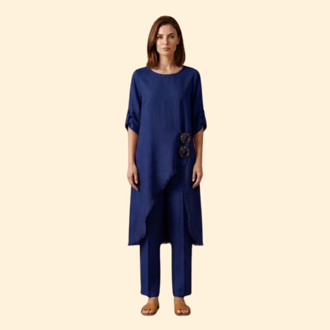 Women’s Two-Piece Set with Decorative Rings - Image 6
