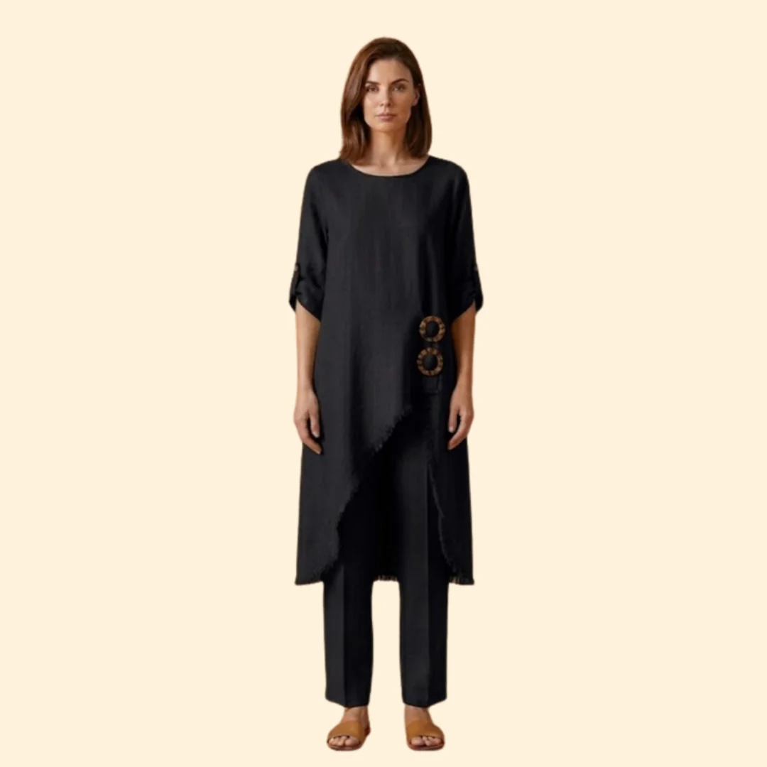 Women’s Two-Piece Set with Decorative Rings - Image 7