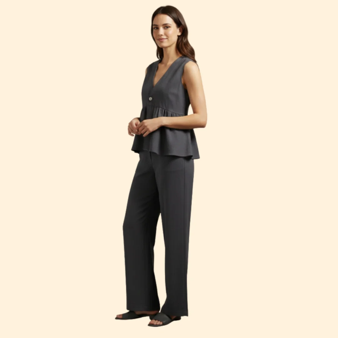Women’s A-Line Top and Trousers Set - Image 4