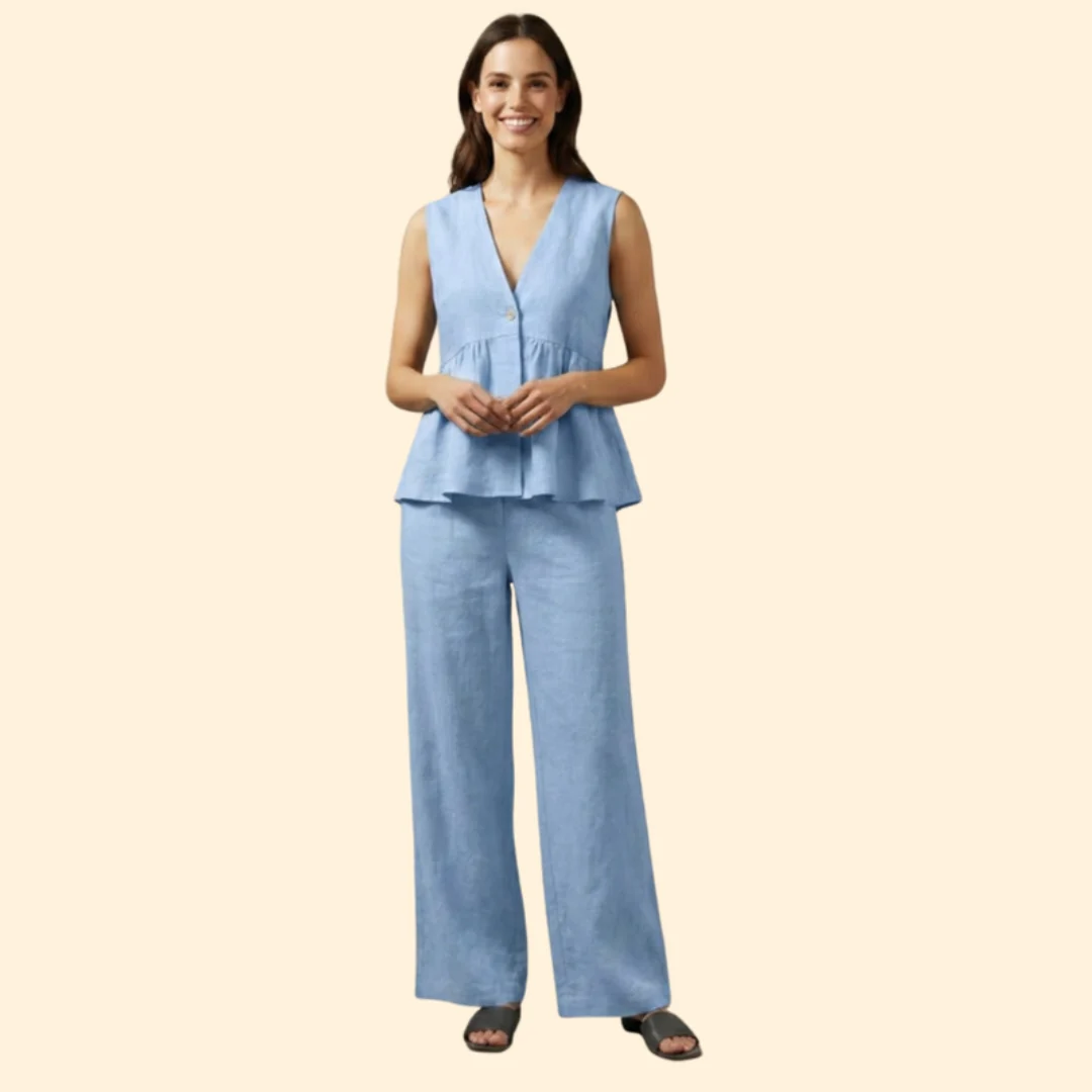 Women’s A-Line Top and Trousers Set - Image 6