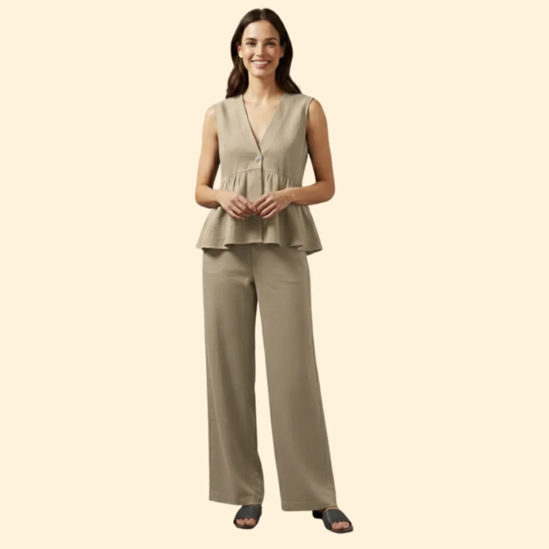 Women’s A-Line Top and Trousers Set - Image 8