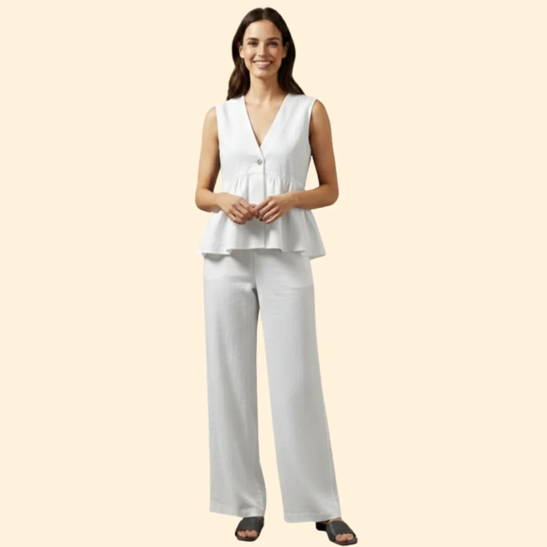 Women’s A-Line Top and Trousers Set - Image 9