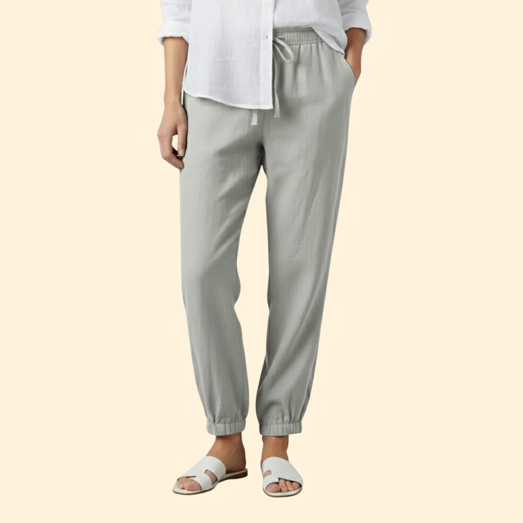 Women’s Airy Pants with Drawstring Waist - Image 8