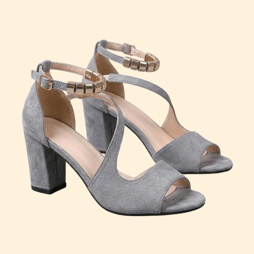 Women's Asymmetric Strap Pumps