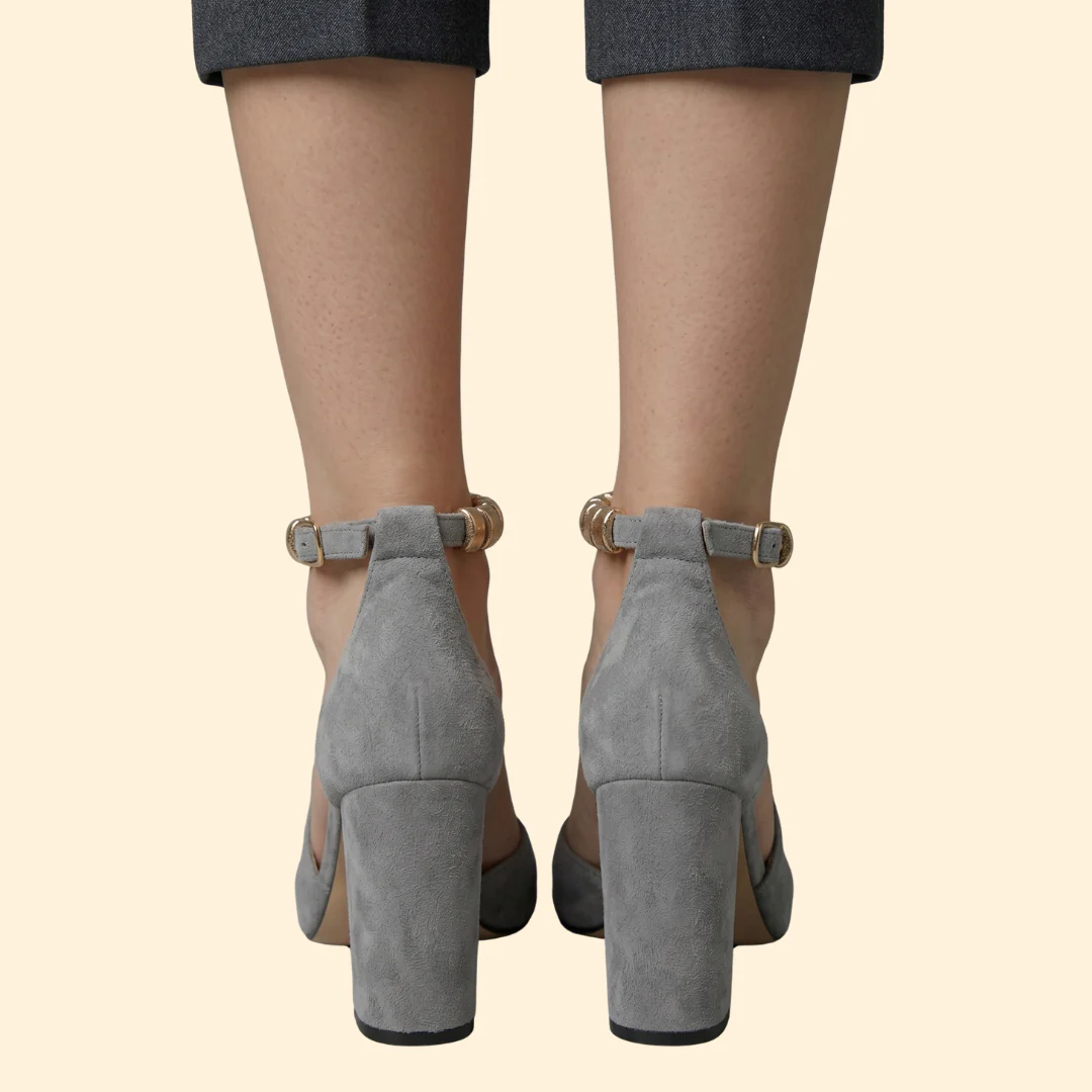 Women's Asymmetric Strap Pumps - Image 6