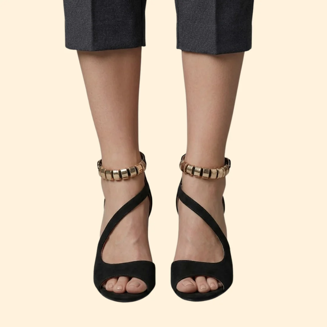 Women's Asymmetric Strap Pumps - Image 8