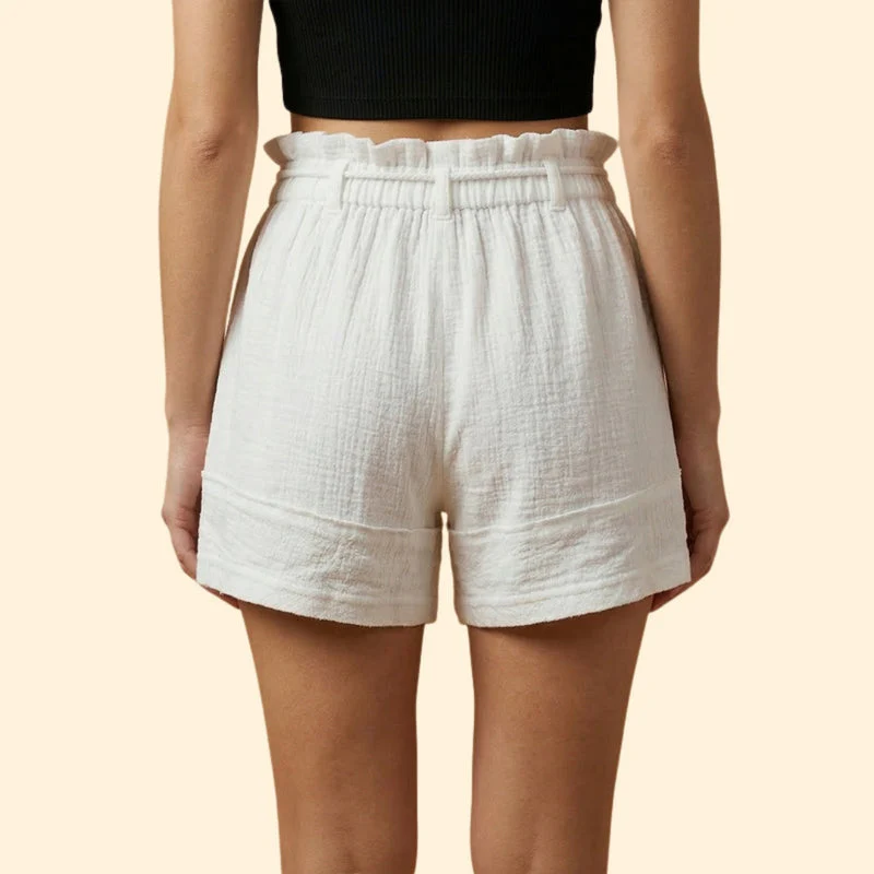 Women’s Beach Shorts with Drawstring Detail - Image 6