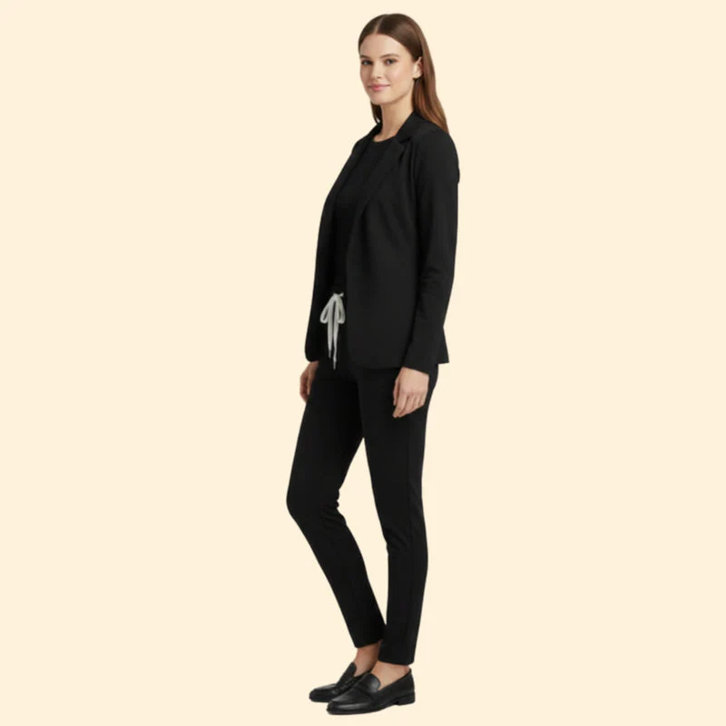 Women’s Blazer and Trousers Set with Drawstring - Image 3