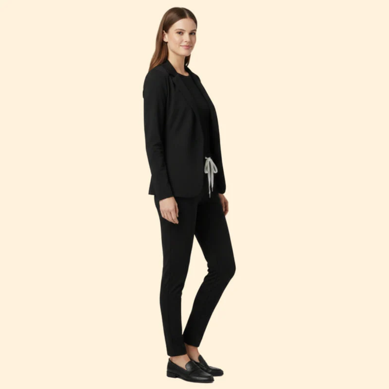 Women’s Blazer and Trousers Set with Drawstring - Image 4