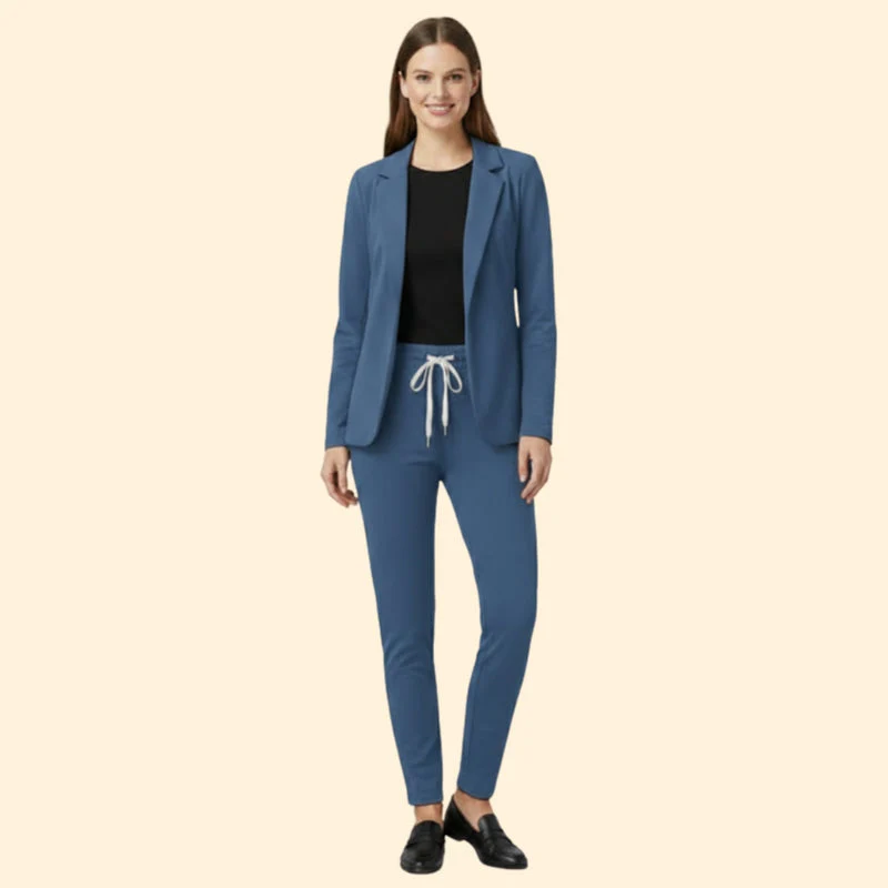 Women’s Blazer and Trousers Set with Drawstring - Image 7