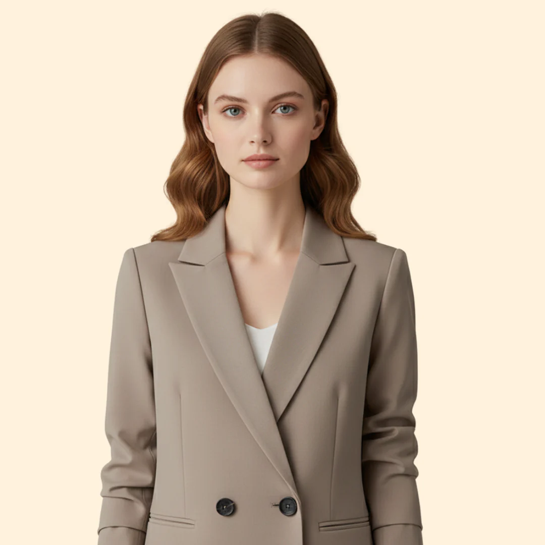 Women’s Blazer Set with Notched Lapel Design - Image 5