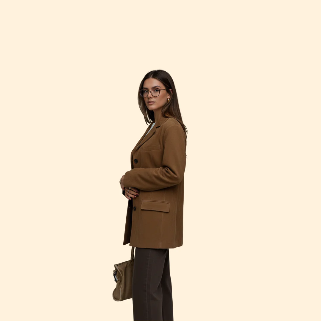 Women’s Blazer with Flap Pockets - Image 3