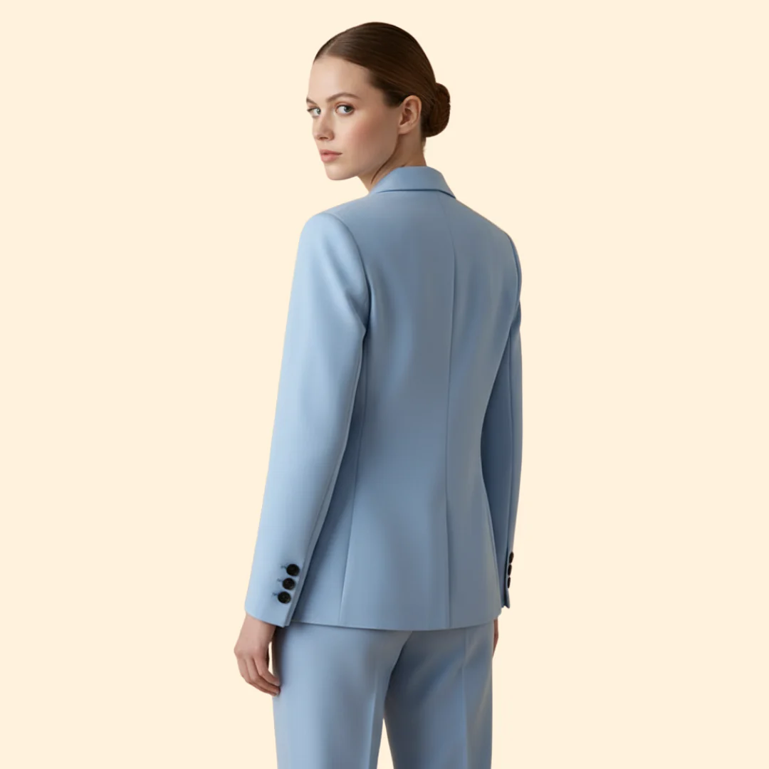 Women’s Blazer with Notched Lapel Design - Image 4