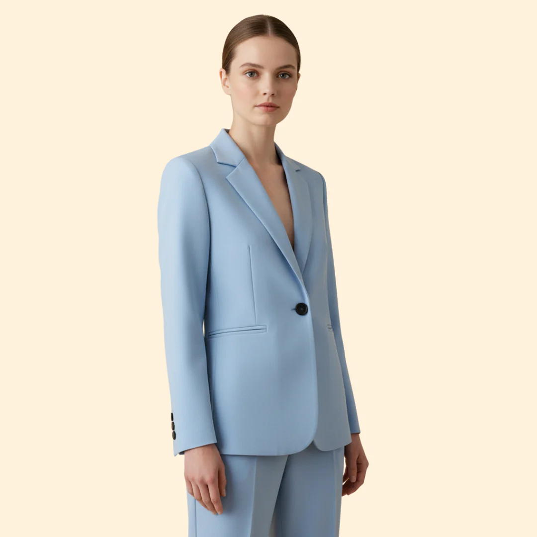 Women’s Blazer with Notched Lapel Design - Image 5