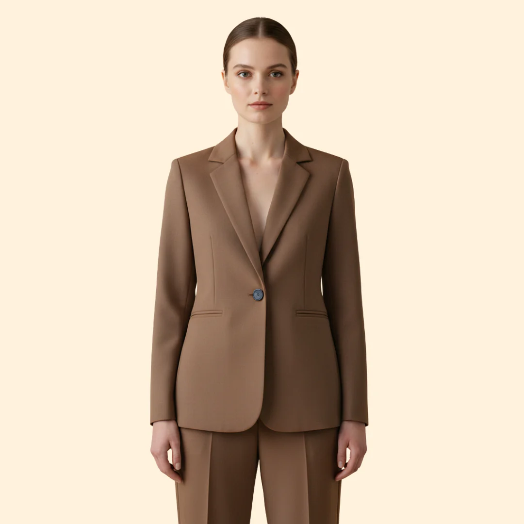 Women’s Blazer with Notched Lapel Design - Image 7
