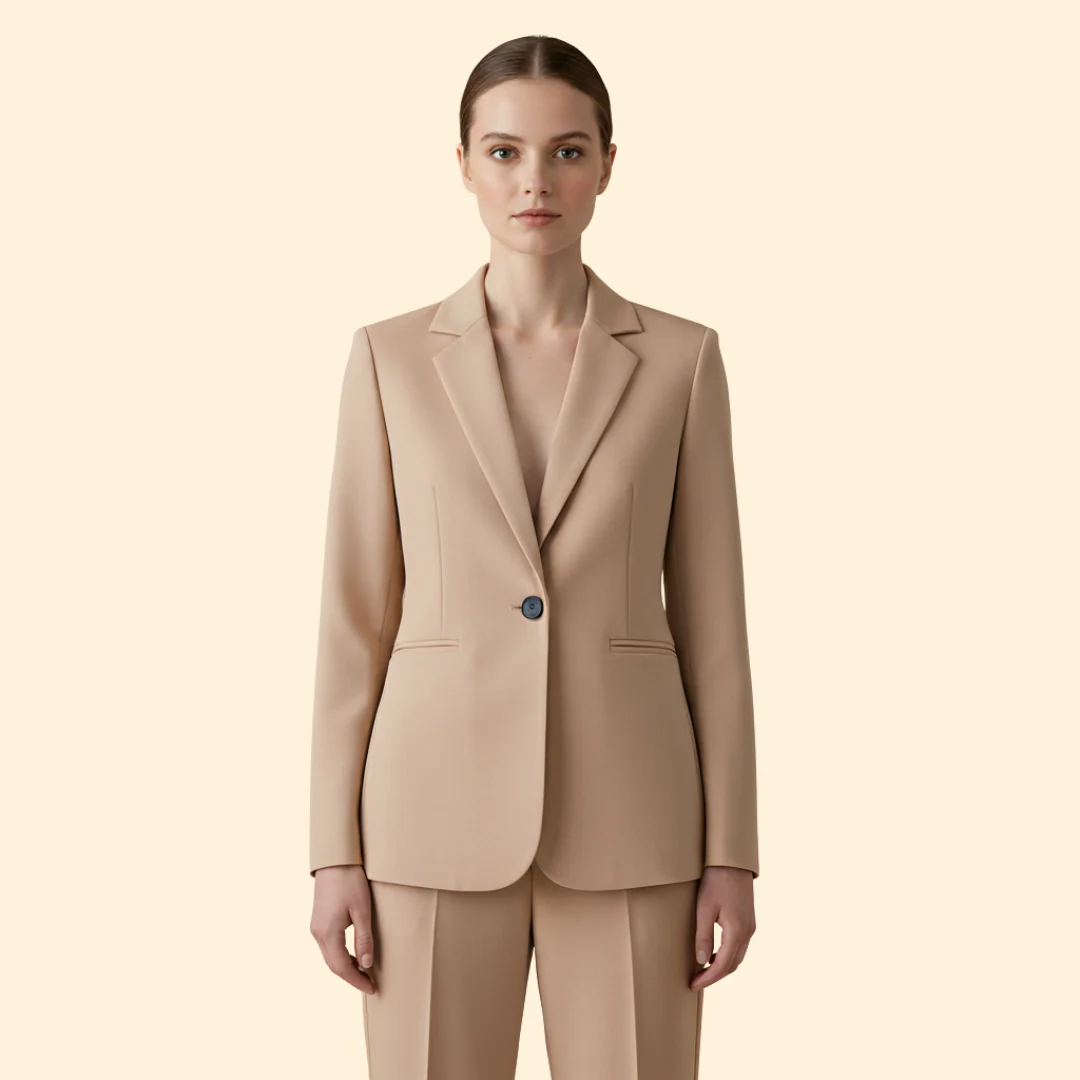Women’s Blazer with Notched Lapel Design - Image 8