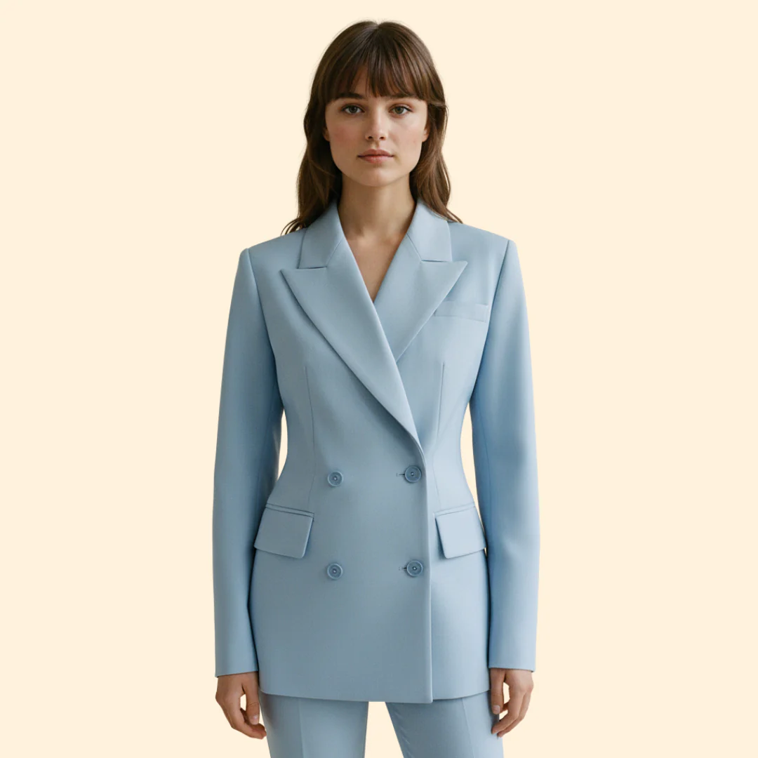 Women’s Blazer with Notched Lapel Detail - Image 5