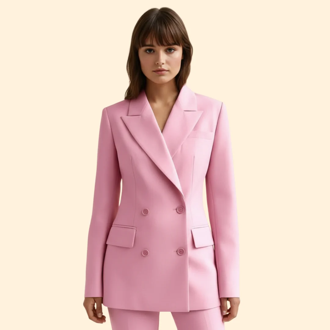 Women’s Blazer with Notched Lapel Detail - Image 6