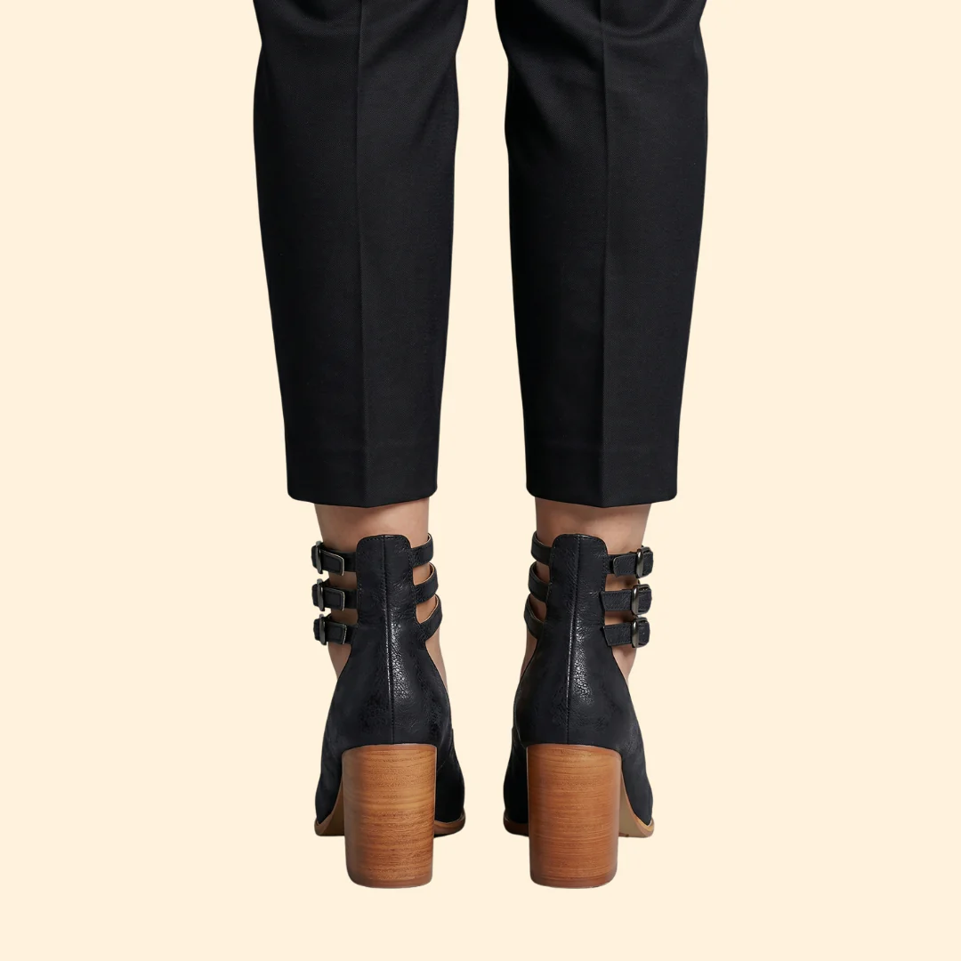 Women's Block Heel Sandals with Straps - Image 6