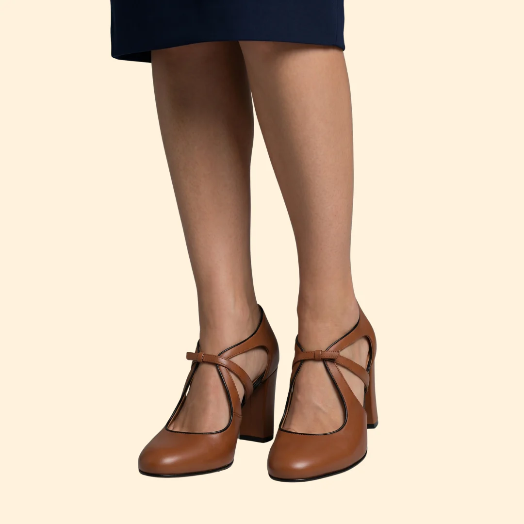 Women's Block Heel with Cutouts - Image 3
