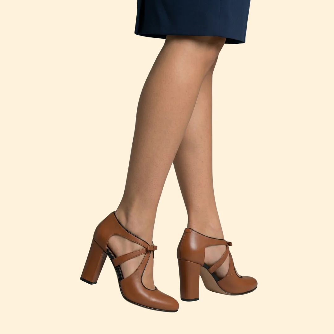 Women's Block Heel with Cutouts - Image 4